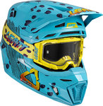 Leatt 8.5 Cheetah Шлем для мотокросса с очками