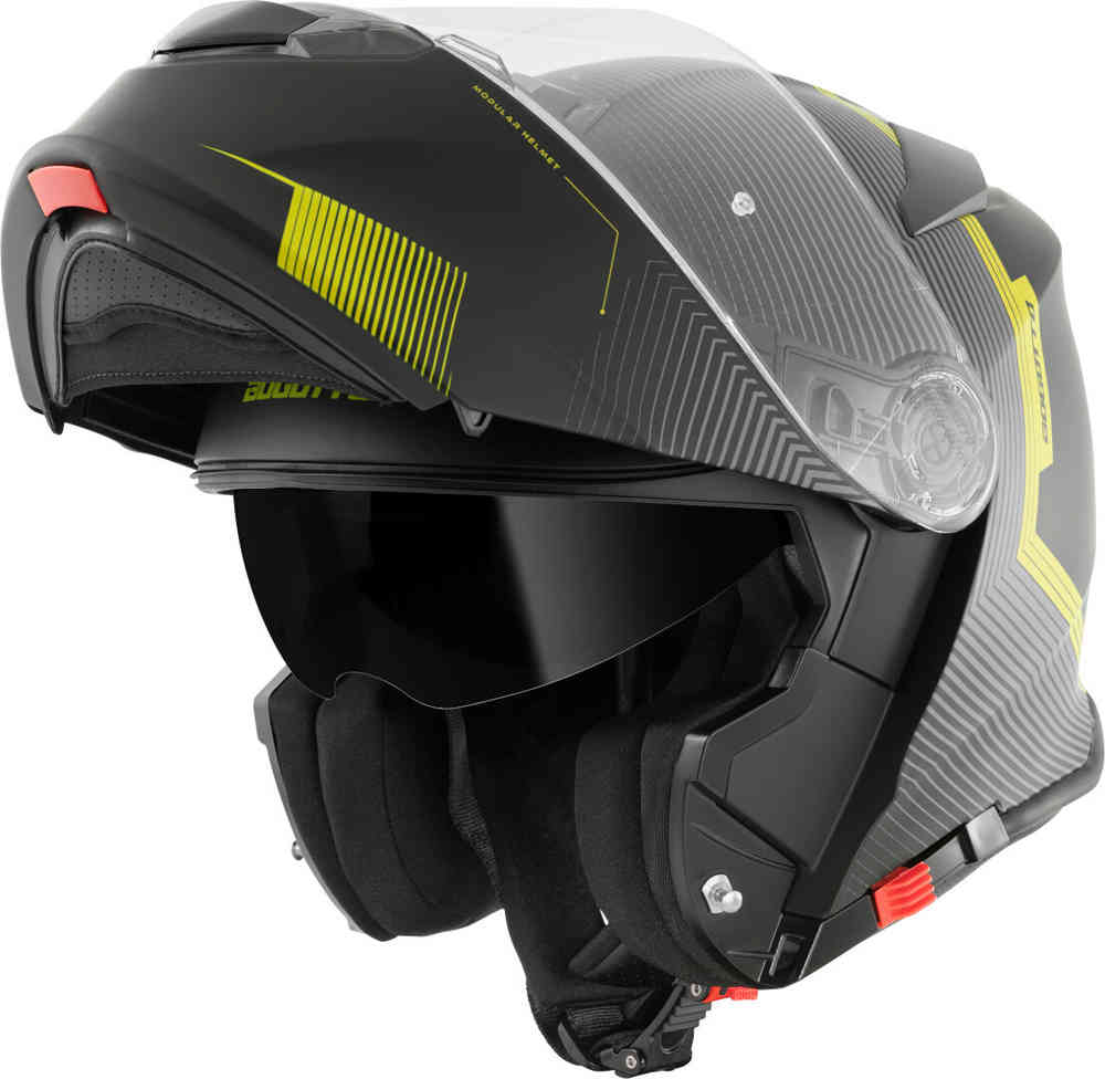 Bogotto H271 Wayke Шлем Черный матовый/Желтый M 