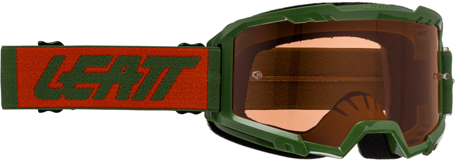 Leatt Vizion 2.5 Motocross Goggles, green-orange for Men-image-742468025