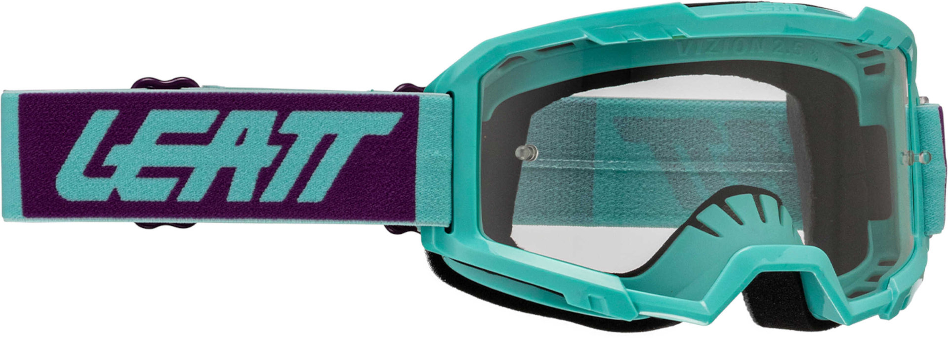 Leatt Vizion 2.5 Motocross Goggles, turquoise for Men-image-742466316