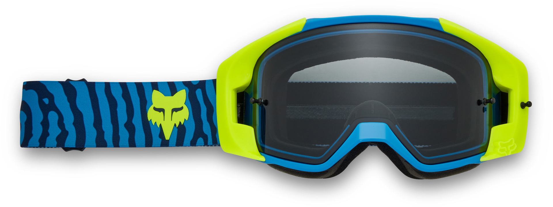 FOX Vue Impression Mirror Lens Очки для мотокросса Синий 