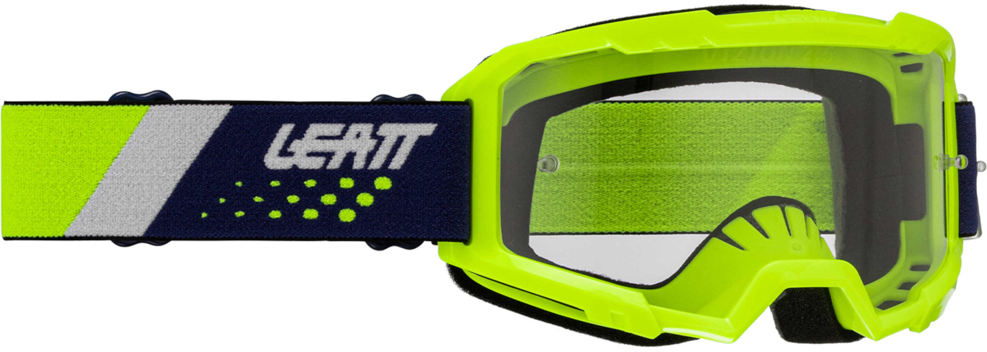 Leatt Men's Green Blue Vizion 2.5 Dots Motocross Goggles, Green-Blue For