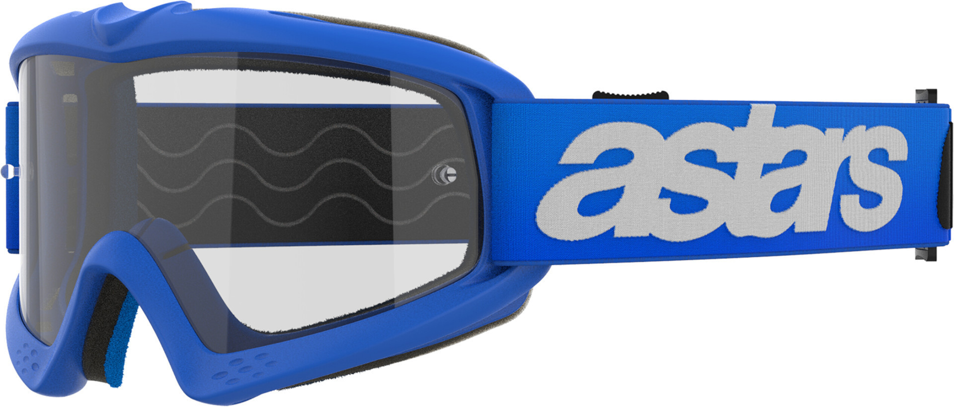 Alpinestars Vision Blaze Clear Молодежные очки для мотокросса Синий/Белый 