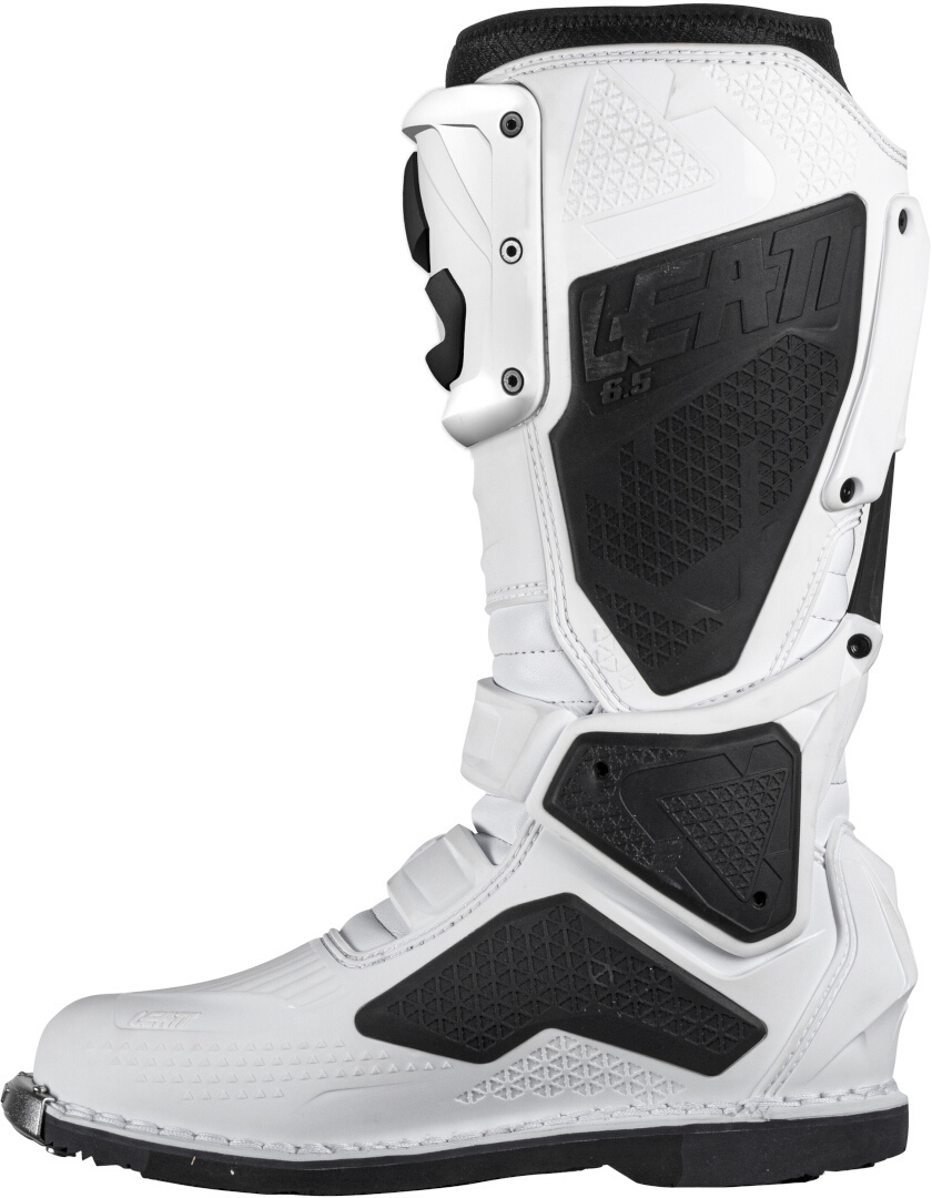 Leatt 6.5 2025 Bottes de motocross, blanc, taille 42 pour Hommes
