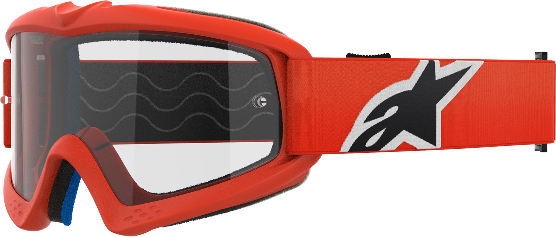 Alpinestars Unisex Orange Vision Corp Clear Youth Motocross Goggles,