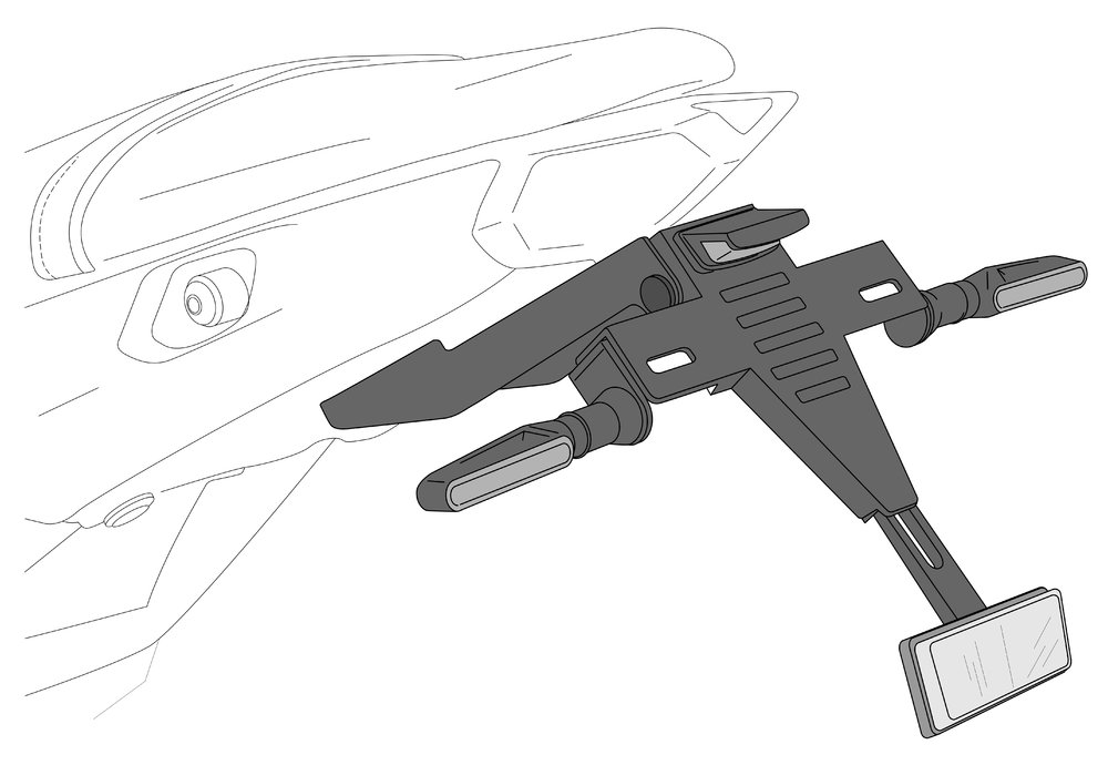 Puig License Plate Holder