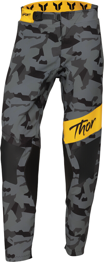 Thor Sportmode Shadow Женские брюки для мотокросса Серый/Черный/Желтый 1/2 
