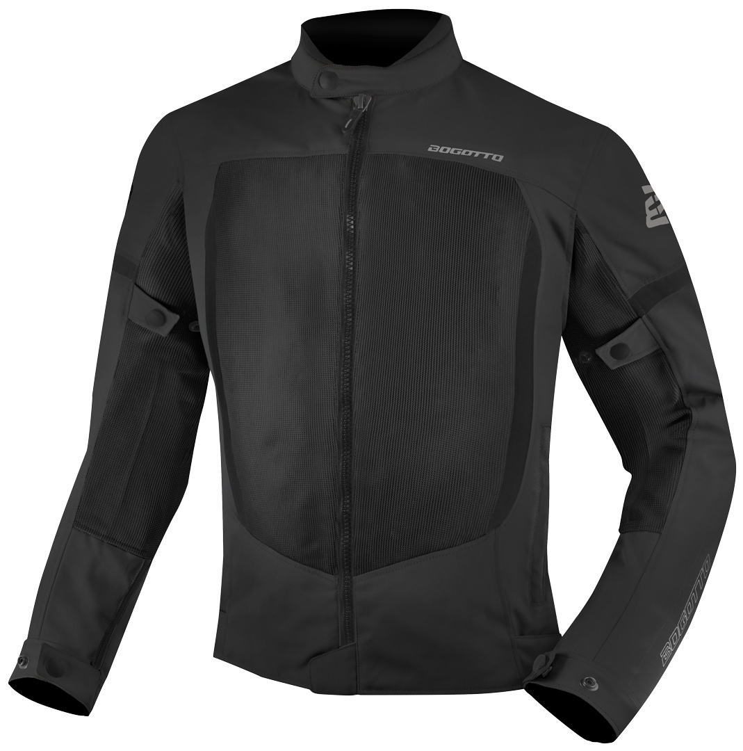 Bogotto Alastor Air Mesh Мотоциклетная текстильная куртка чёрный S 