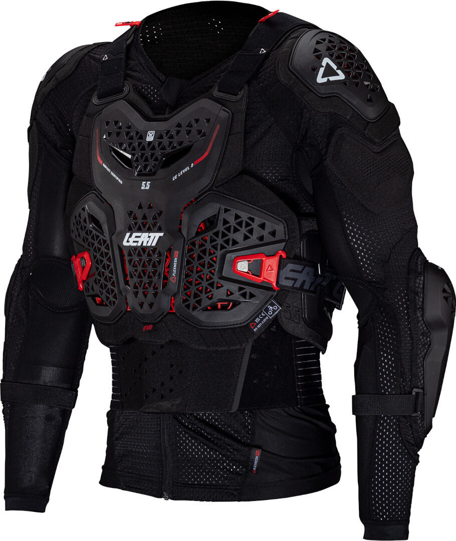 Side view of Leatt Body 5.5 EVO Protector Jacket, black, Size S for Men