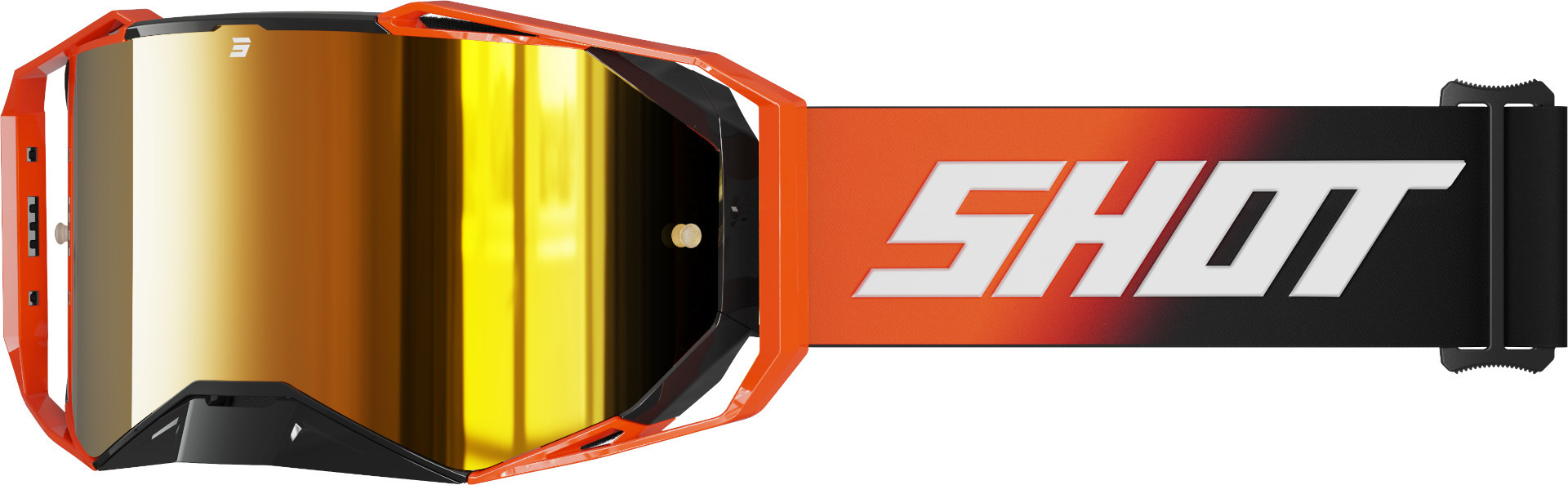 Shot Lite Solid Motocross Goggles, orange for Men-image-632506442