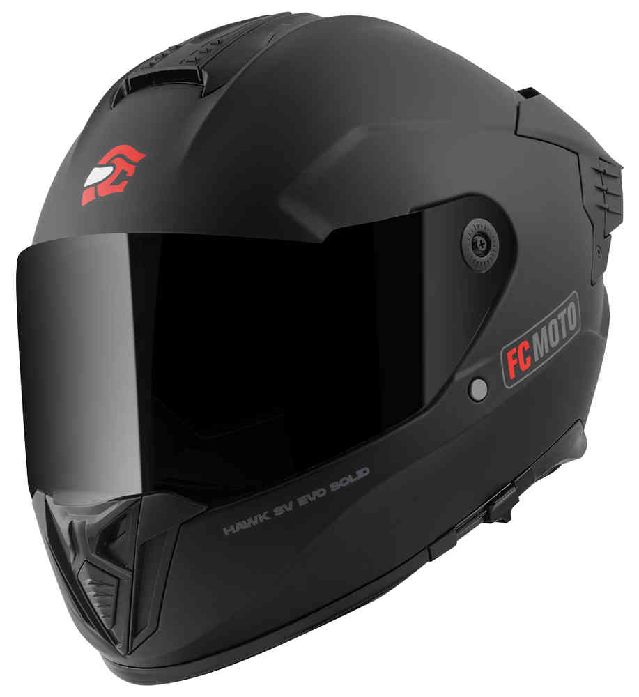 FC-Moto Hawk EVO Solid Шлем Черный матовый XS 