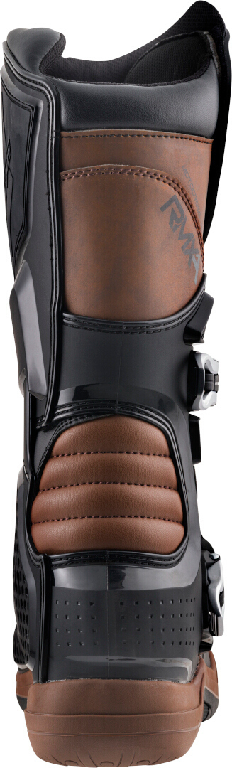 Side view of Bogotto RMXA waterproof Enduro / Motocross Boots, black-brown, Size 49 for Men