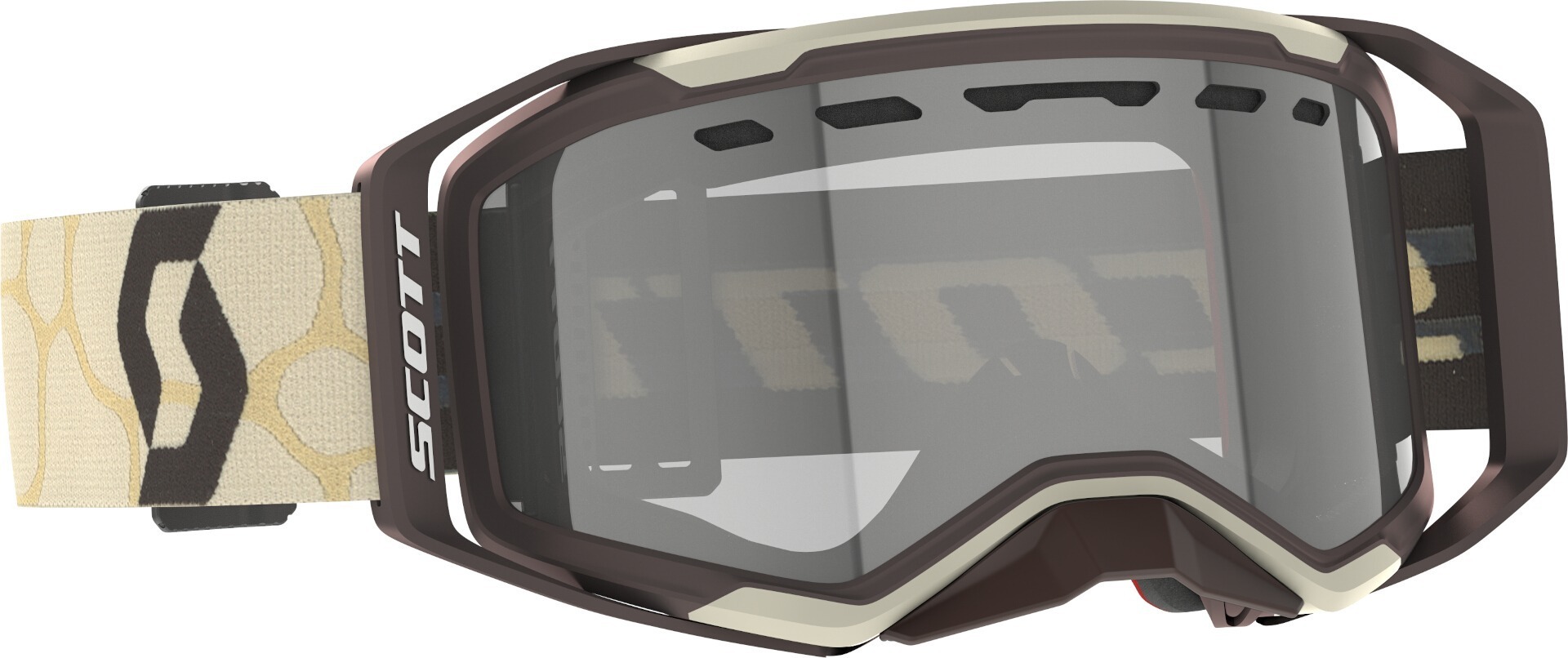 Scott Prospect 2.0 Enduro LS Motocross Brille, braun-beige für Männer