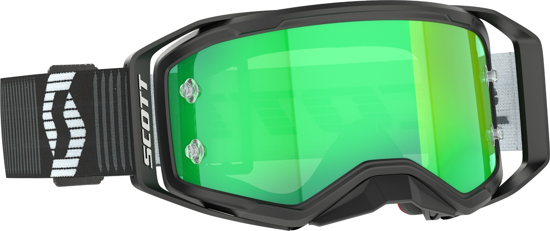 Scott Men's Black White Prospect 2.0 Motocross Goggles, Black-White For