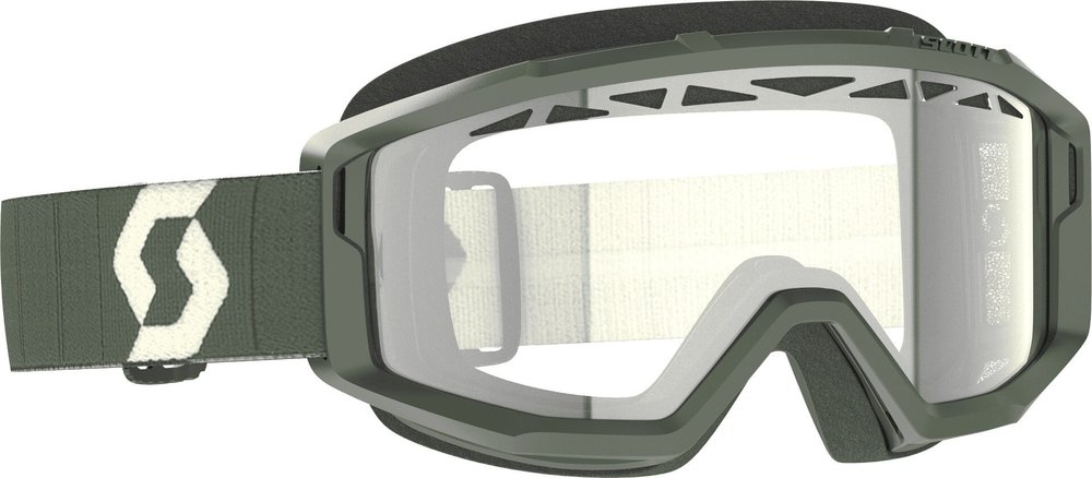 Scott Primal Enduro Каки/Зеленые очки для мотокросса