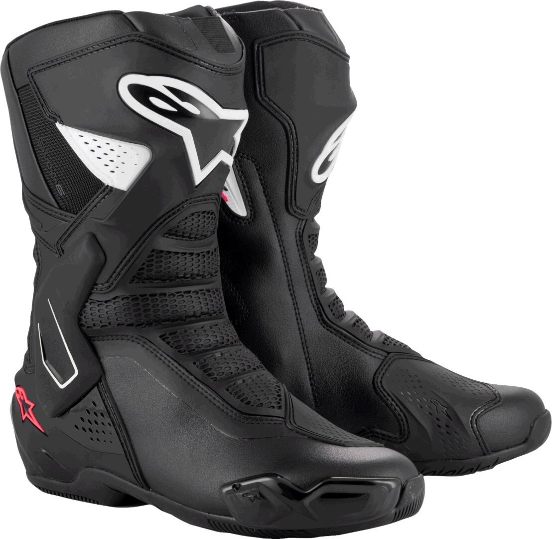Alpinestars Stella SMX-6 V3 Женские мотоциклетные сапоги Черный/белый/розовый 36 