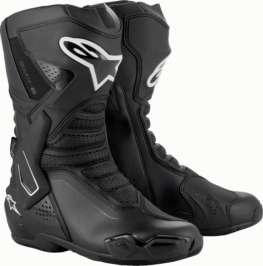Alpinestars SMX-6 Drystar® v3 водонепроницаемые мотоциклетные ботинки Черный/Белый 40 