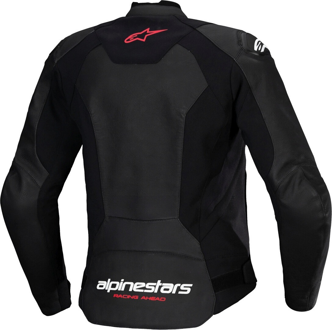 Photos - Motorcycle Clothing Alpinestars Stella Faster V3 Ladies Motocycle Leather Jacke, black-white-pink-orange, Size 38 for Women 
