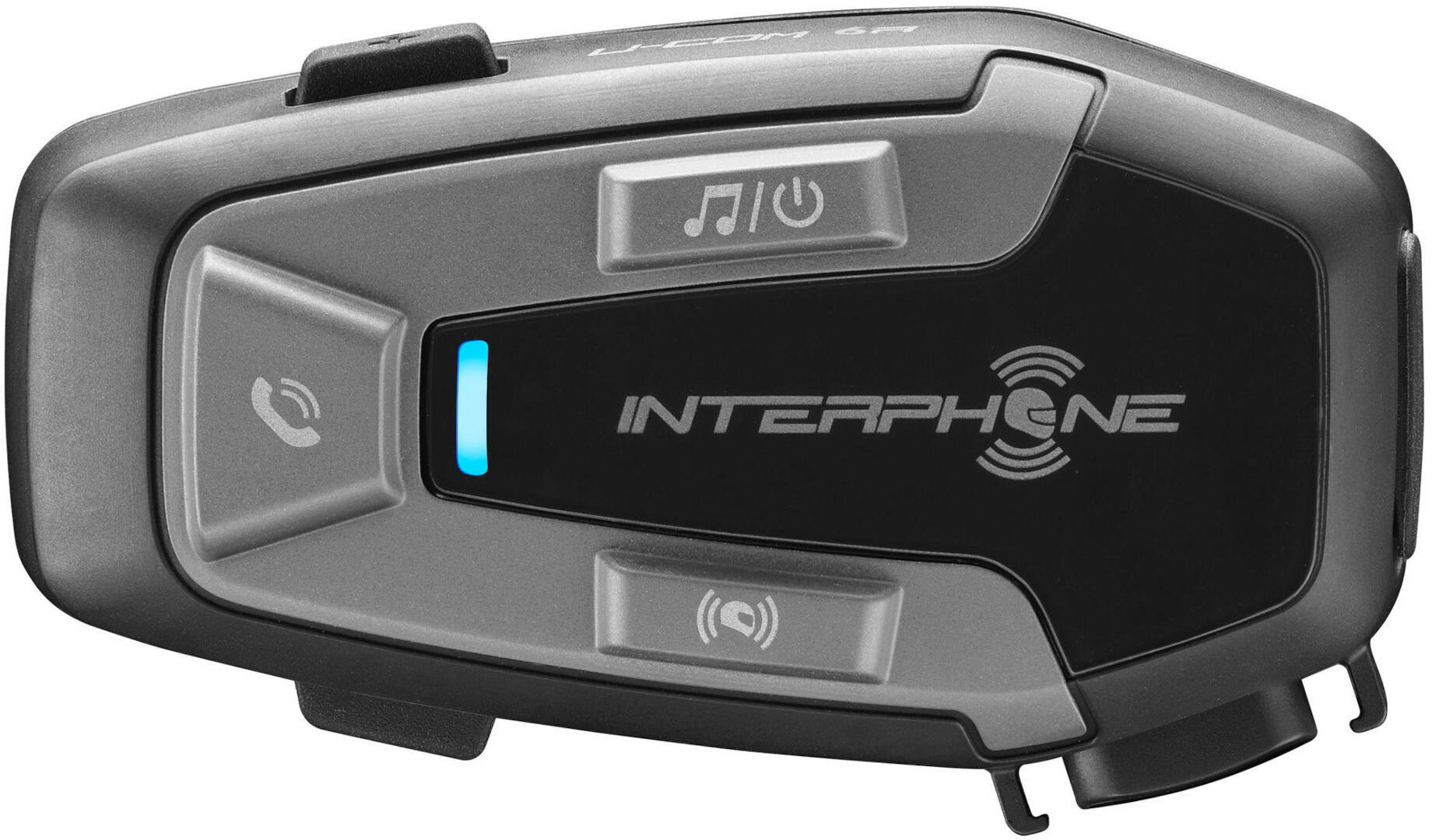 Interphone Unisex Black U-Com 6R Communication System Single Pack,