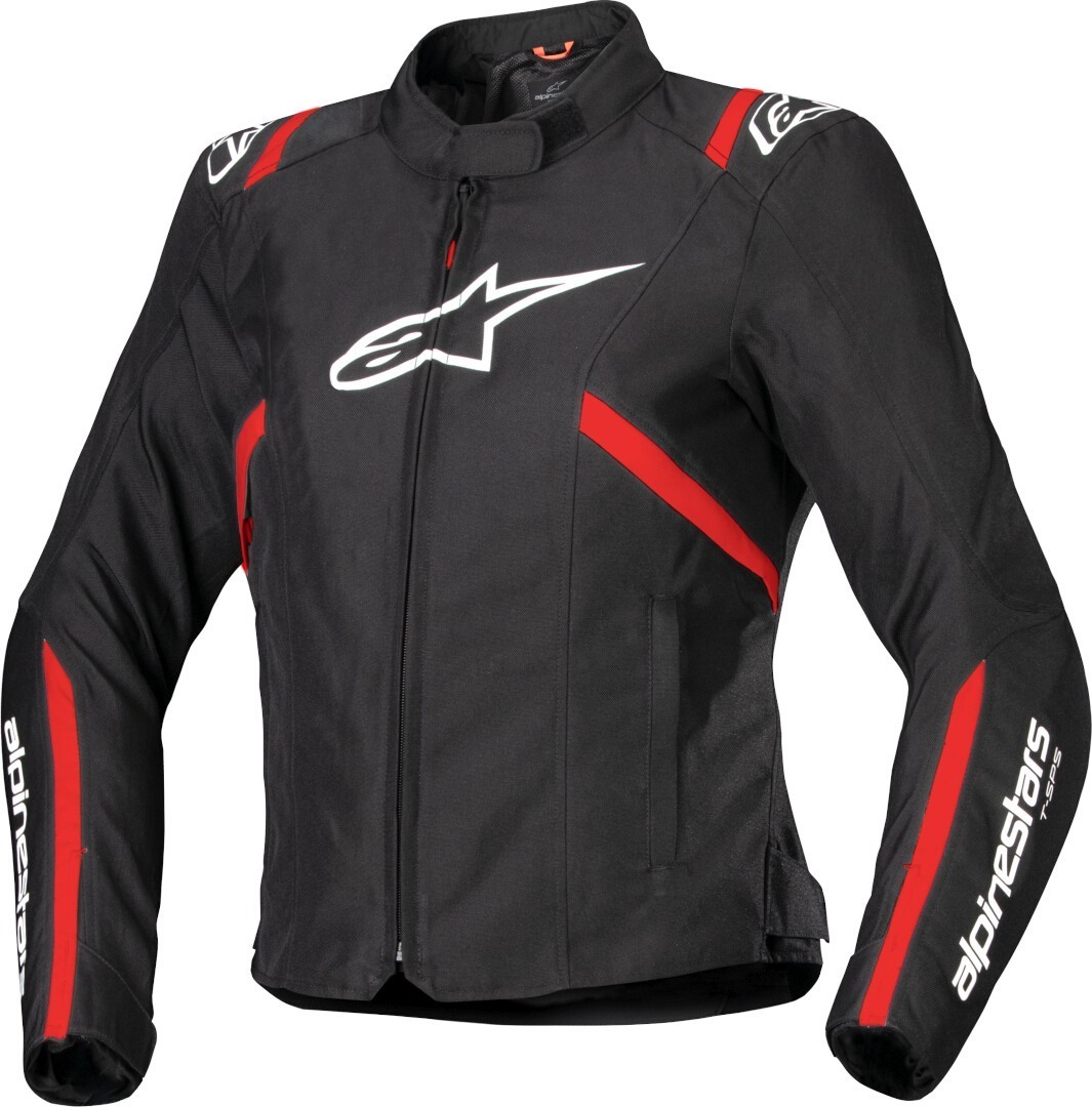 Alpinestars Stella T-SPS V2 водонепроницаемая женская мотоциклетная текстильная куртка Черный/Красный XXL 
