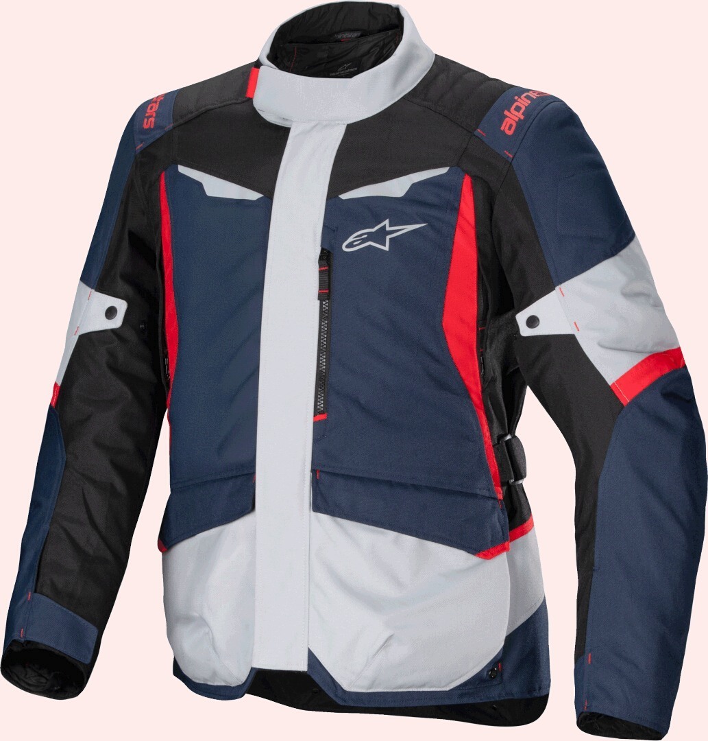 Alpinestars ST-1 водонепроницаемая мотоциклетная текстильная куртка Черный/Синий/Красный XXL 