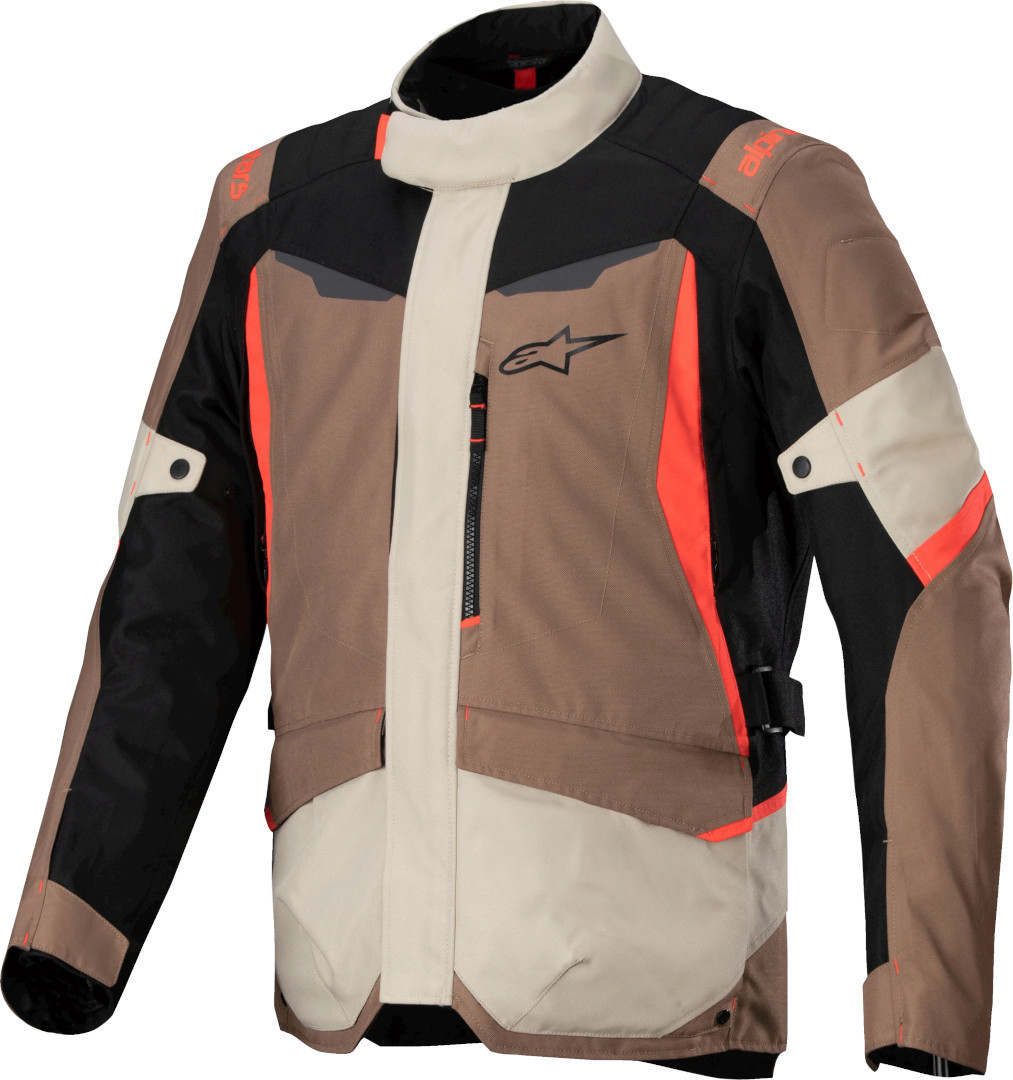Alpinestars ST-1 водонепроницаемая мотоциклетная текстильная куртка Хаки/Черный 4XL 