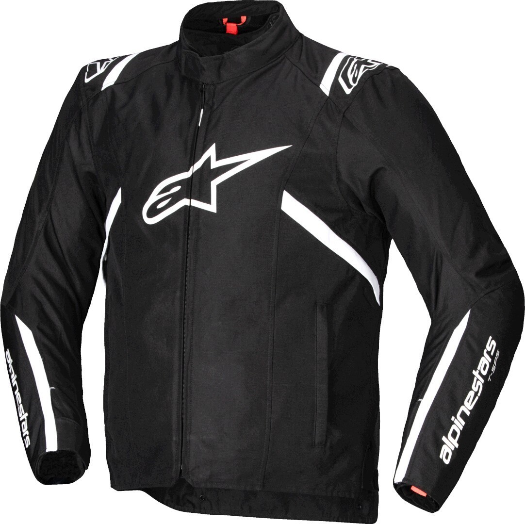 Alpinestars T-SPS V2 Водонепроницаемая мотоциклетная текстильная куртка Черный/Белый 4XL 