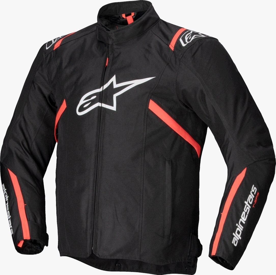 Alpinestars T-SPS V2 Водонепроницаемая мотоциклетная текстильная куртка Черный/Красный 4XL 