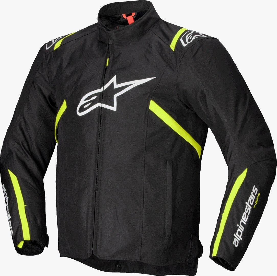 Alpinestars T-SPS V2 Водонепроницаемая мотоциклетная текстильная куртка Черный/Желтый 4XL 