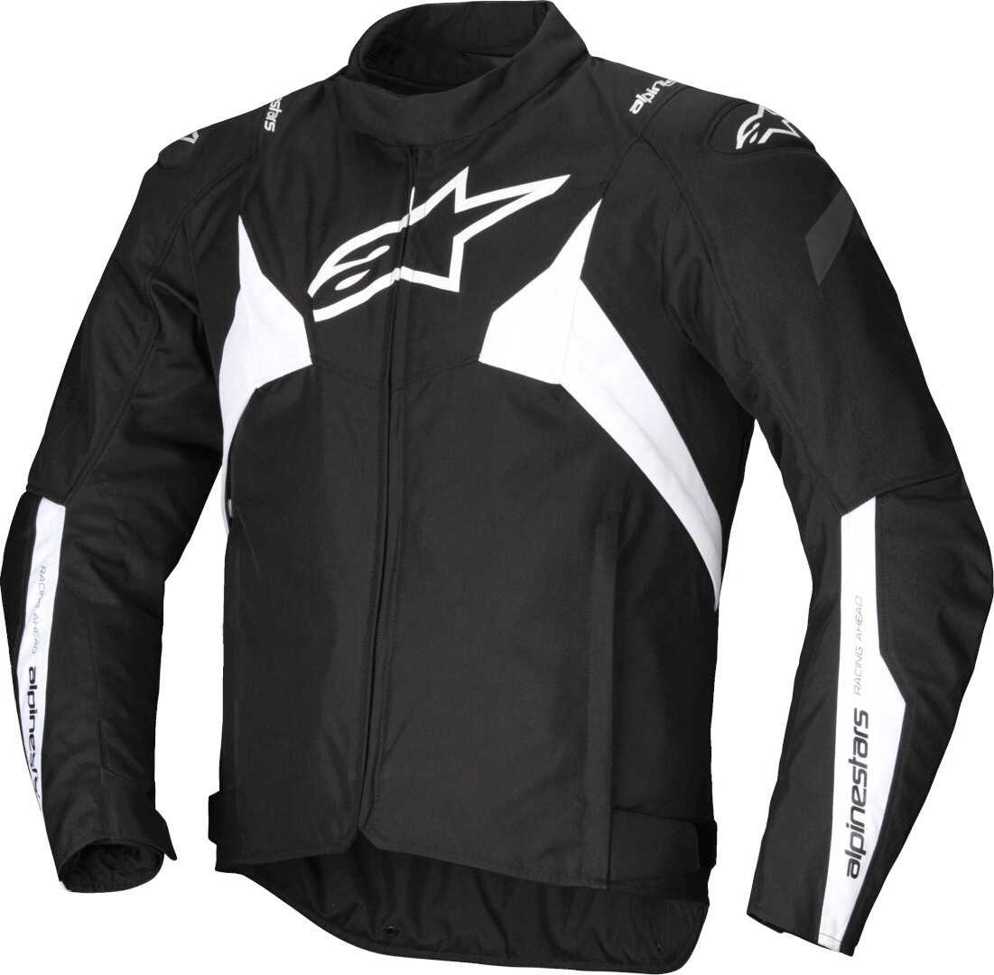 Alpinestars T-Jaws V4 водонепроницаемая мотоциклетная текстильная куртка Черный/Белый XXL 