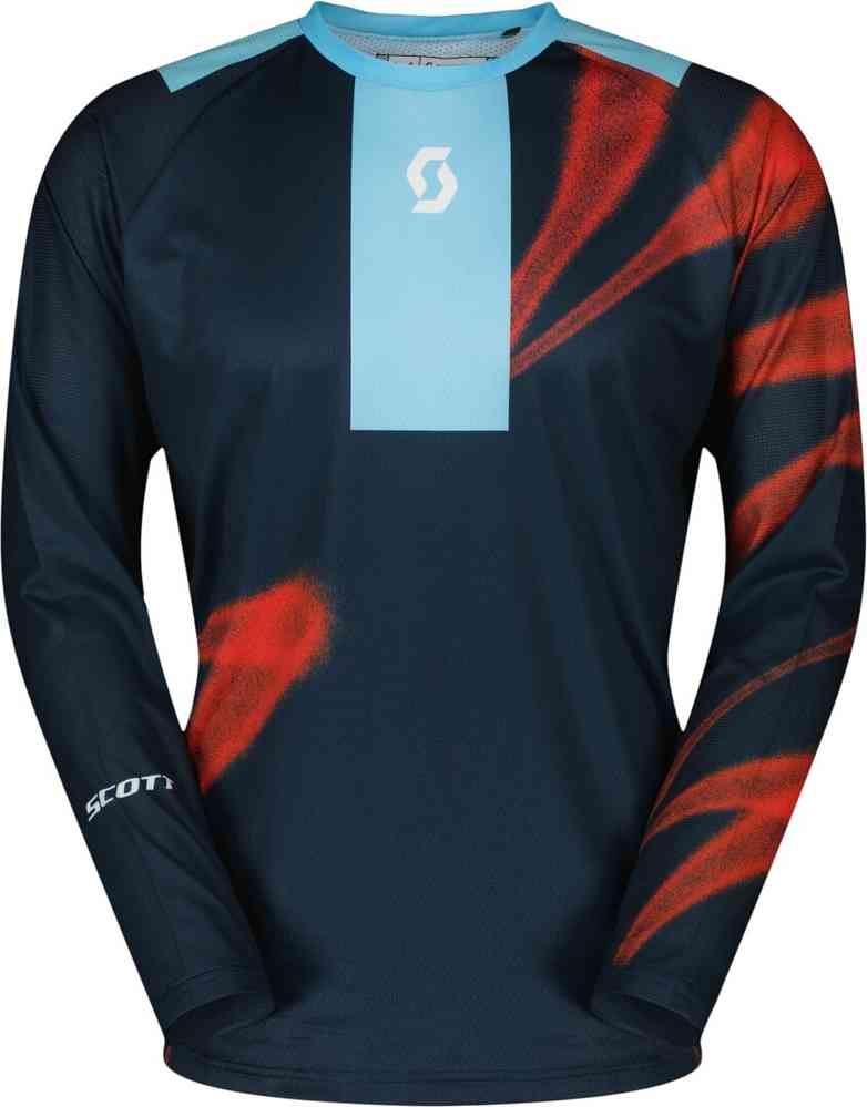 Scott Evo Dirt Sail Blue Джерси для мотокросса
