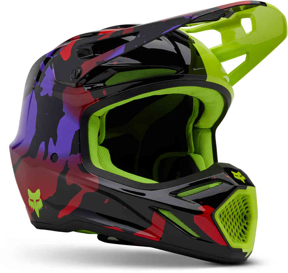 FOX V3 Throttle MIPS Шлем для мотокросса
