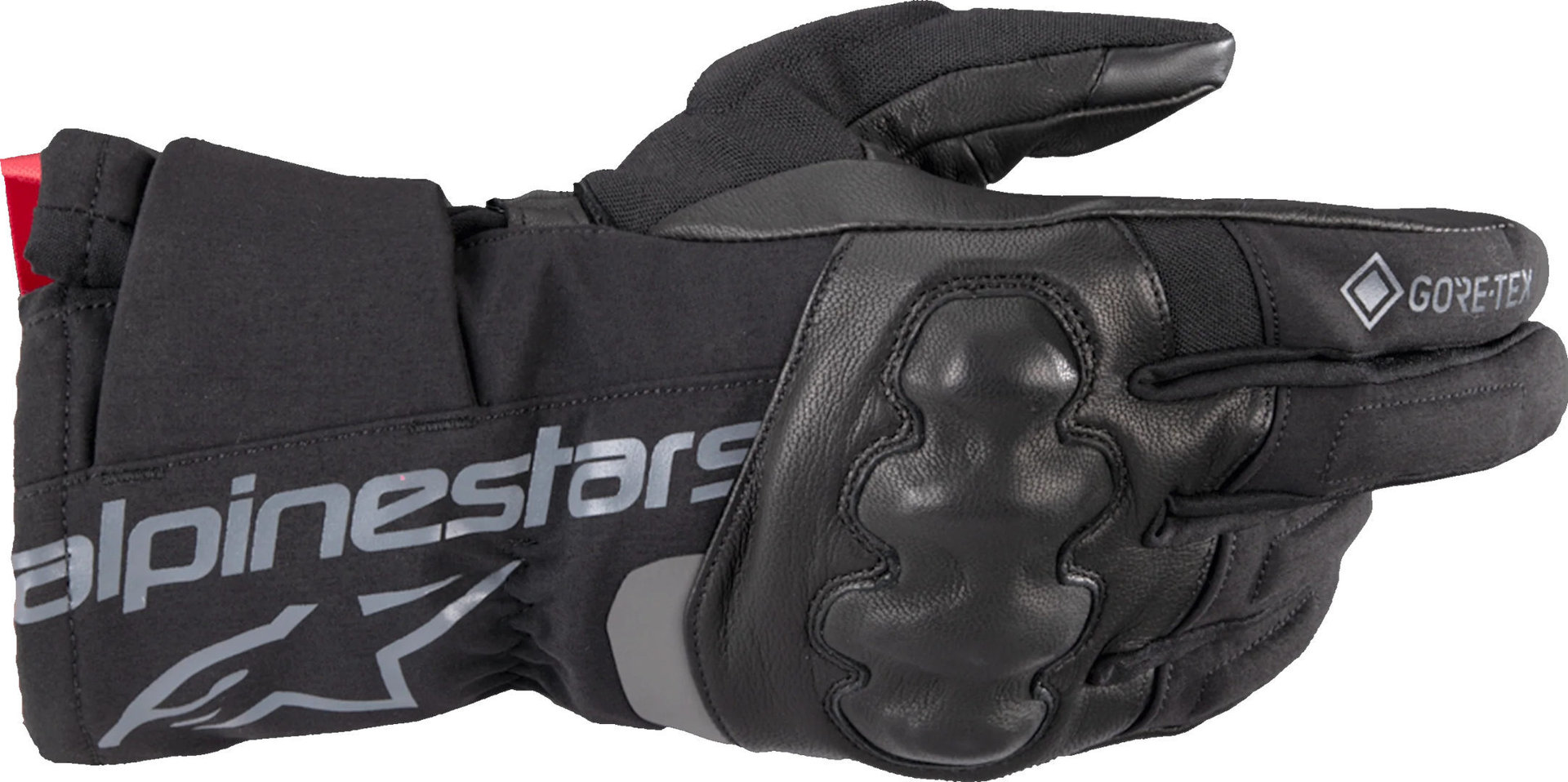 Alpinestars Men's Black Wt-4 Gtx Waterproof Motorcycle Gloves, For 3XL