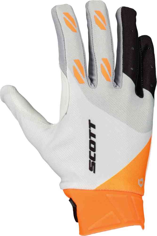 Scott Evo Race Bright White Перчатки для мотокросса