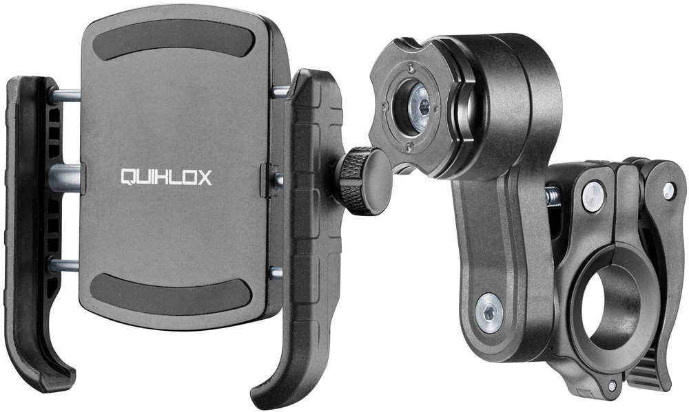 Interphone Quiklox Crab Pro в комплекте алюминиевое крепление для руля Ø20-30 мм