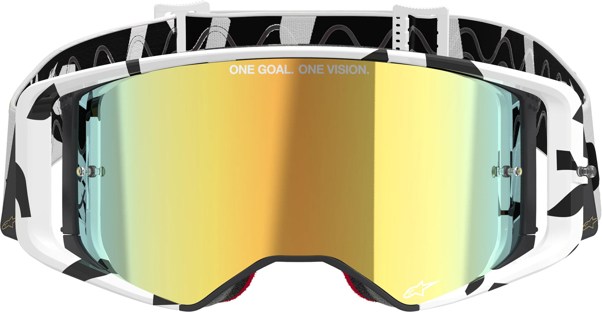 Alpinestars Supertech Corp Absolute Vision Gold Очки для мотокросса