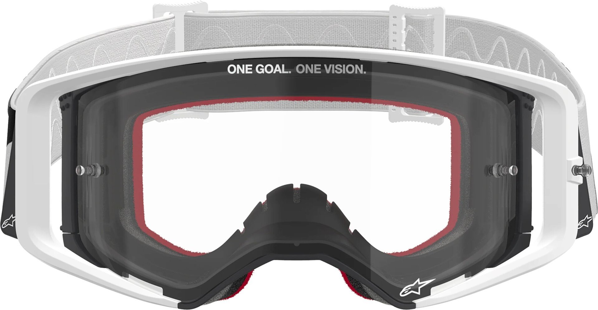 Alpinestars Supertech Corp Absolute Vision белые очки для мотокросса