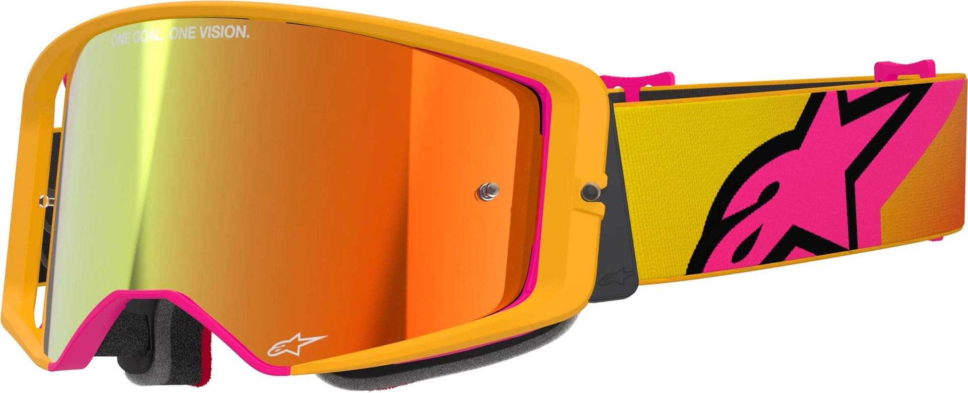 Alpinestars Supertech Corp Absolute Vision Mirror Мотокросс Brille Оранжевый 