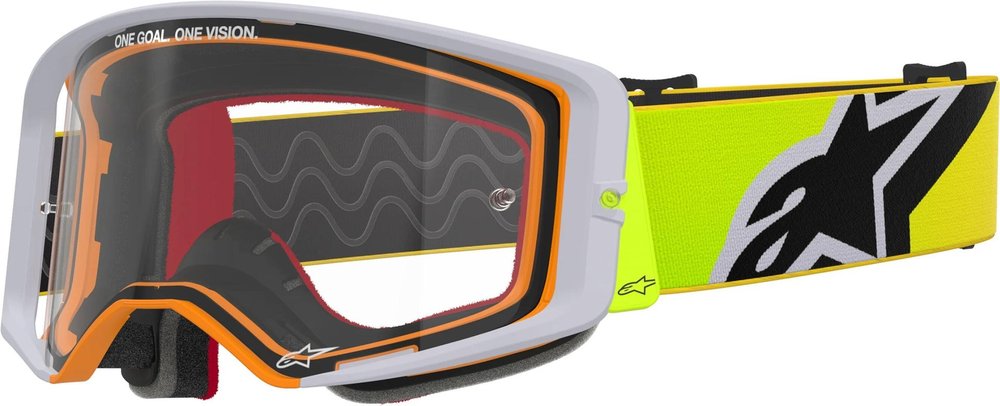 Alpinestars Supertech Corp желтые очки для мотокросса