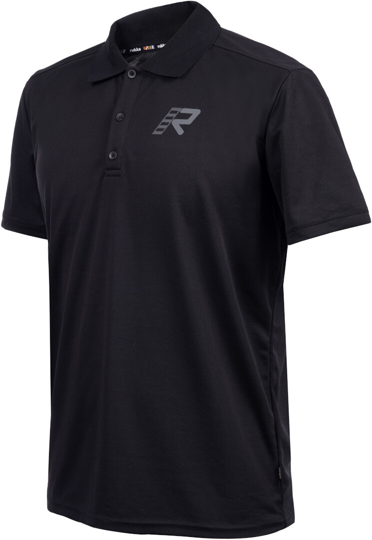 Rukka R-Team Poloshirt, zwart, afmeting S voor man