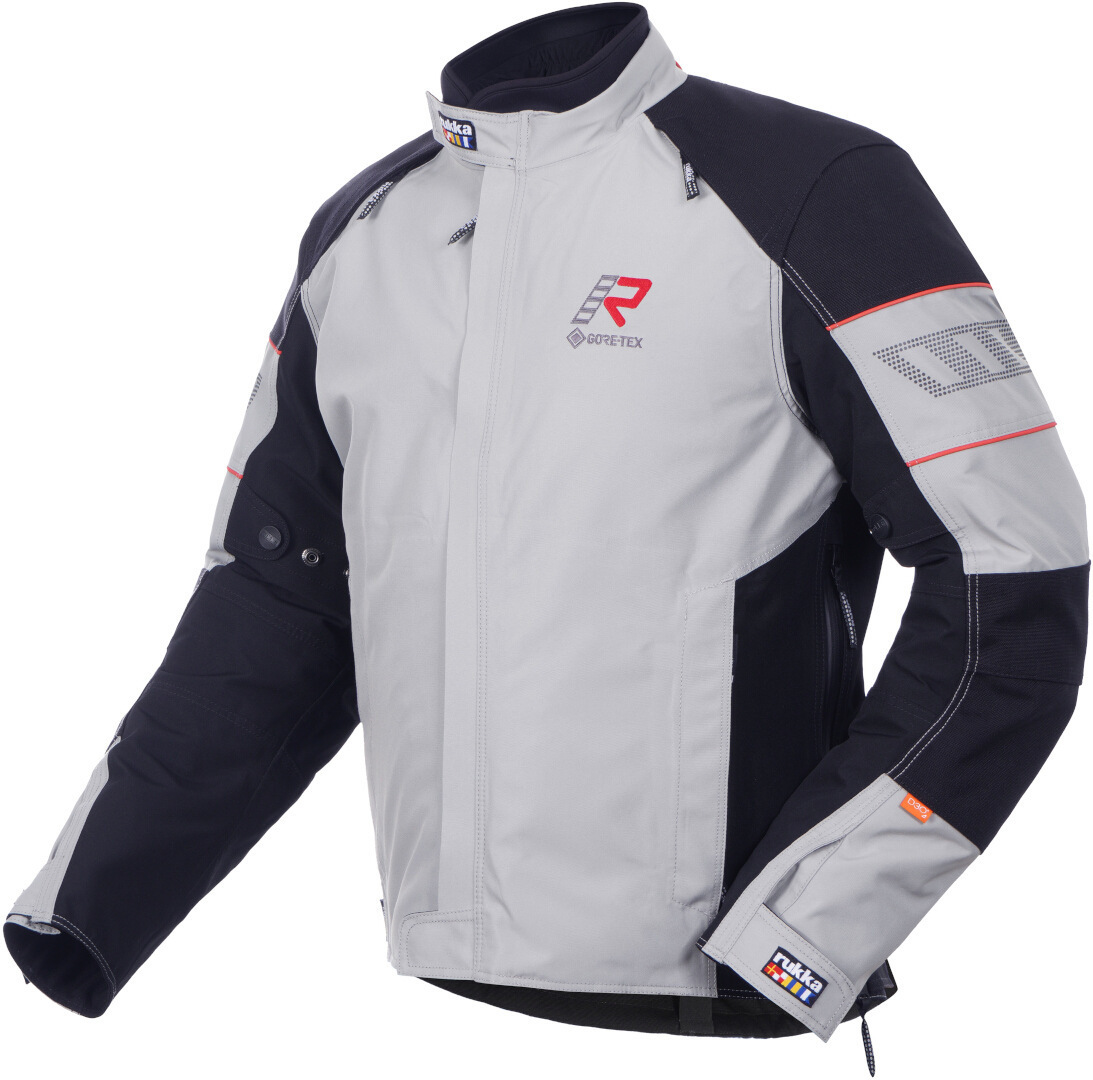 Rukka R-EX 2.0 Veste textile de moto imperméable, gris, taille 66 pour Hommes