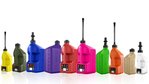 TUFFJUG 응회암 저그 2.5G/10L 블랙 리퍼 캡이 있는 카위 그린 응회암 용기 G3
