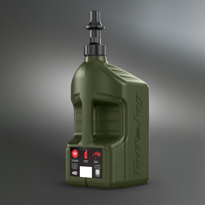TUFFJUG TUFF JUG 5G/20L metsänvihreä tuffikannu mustalla ripperikorkilla G3