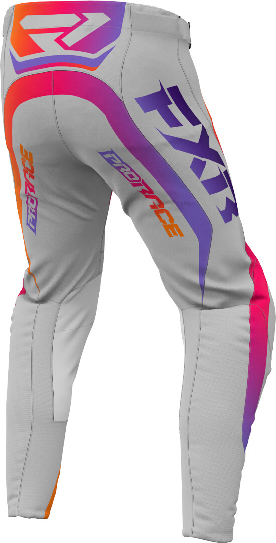 Side view of FXR Revo 2025 Motocross Pants, purple-orange, Size 28 for Men