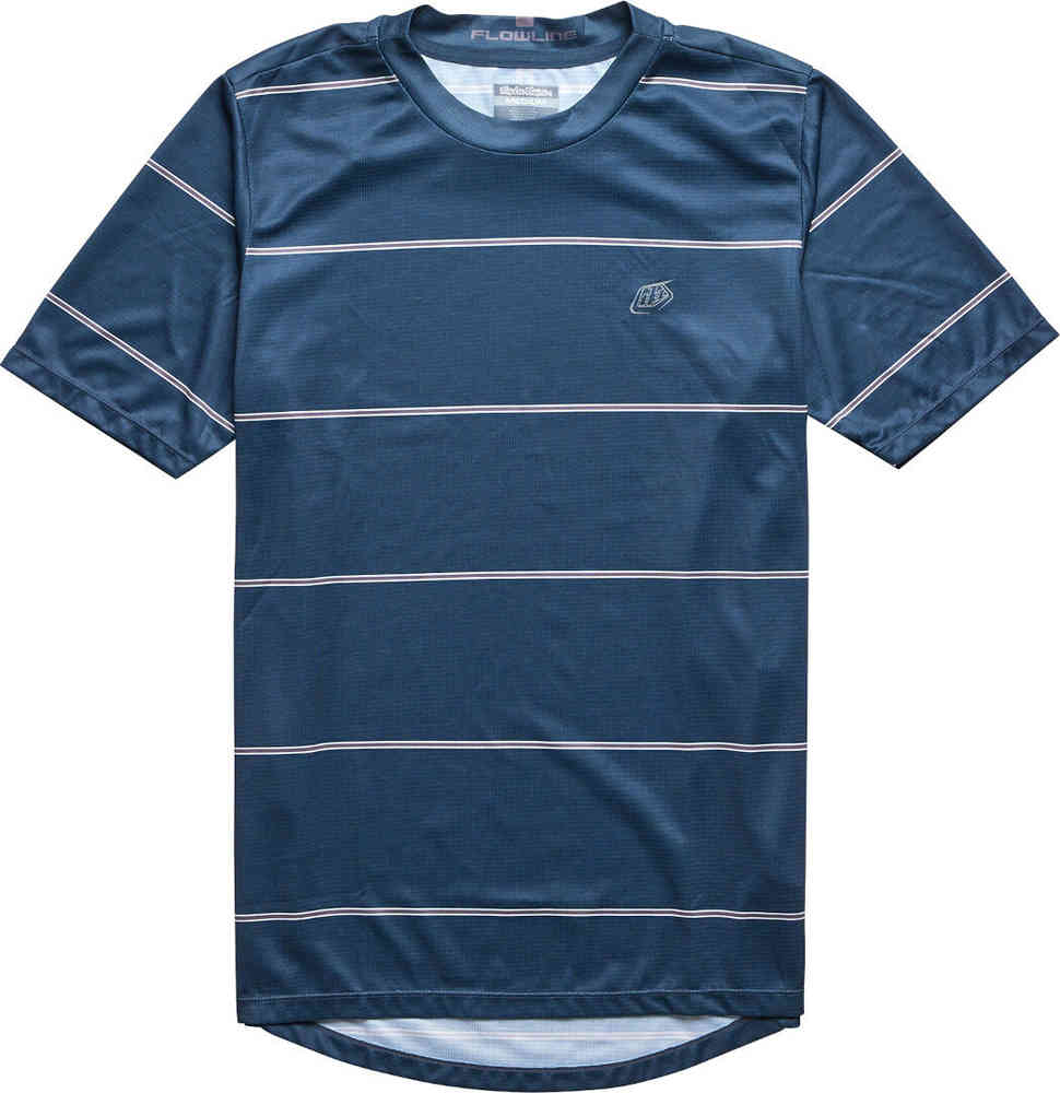 Troy Lee Designs Flowline Revert Midnight Blue Велоджерси с коротким рукавом