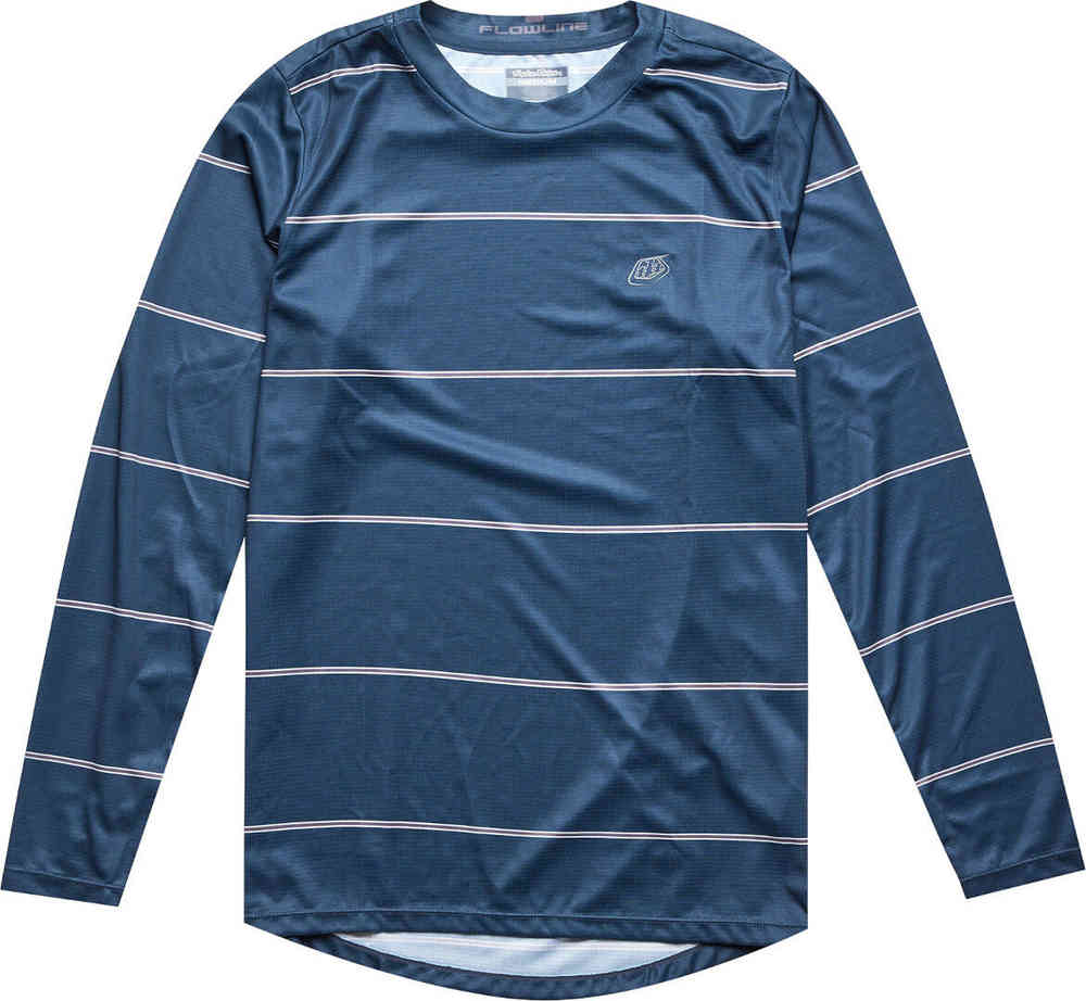 Troy Lee Designs Flowline Revert Midnight Blue Велосипедный джерси