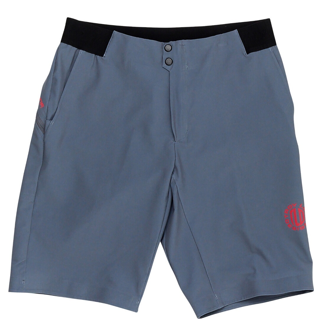 Side view of Troy Lee Designs Flowline Superlyte Mono Bicycle Shorts, beige, Size 34 for Men