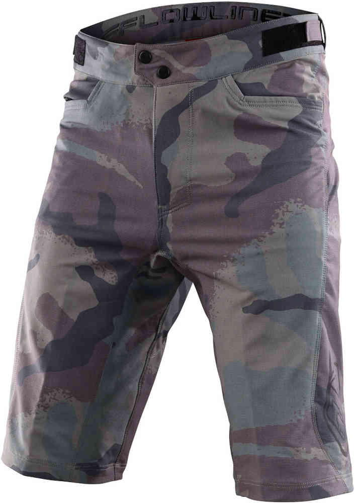 Troy Lee Designs Flowline Shell Camo Woodland Велосипедные шорты