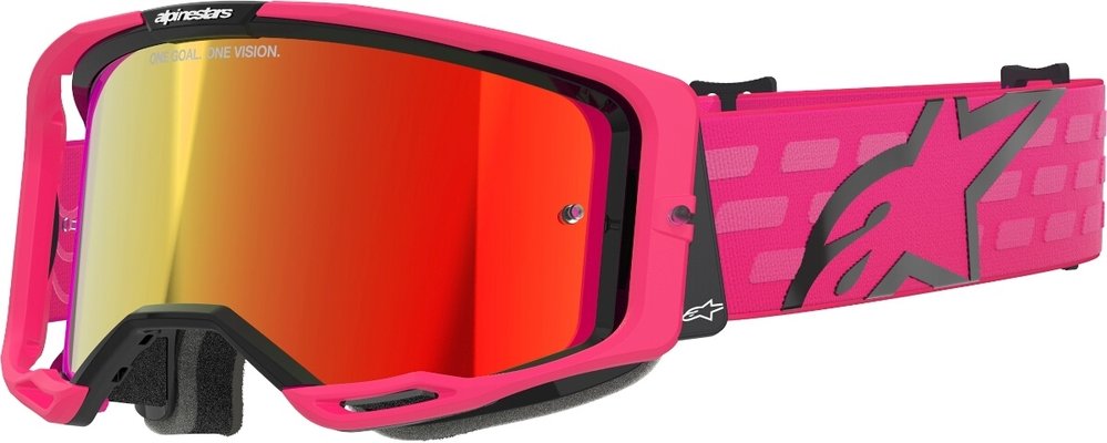 Alpinestars Vision 8 Corp Mirror Stripes Очки для мотокросса
