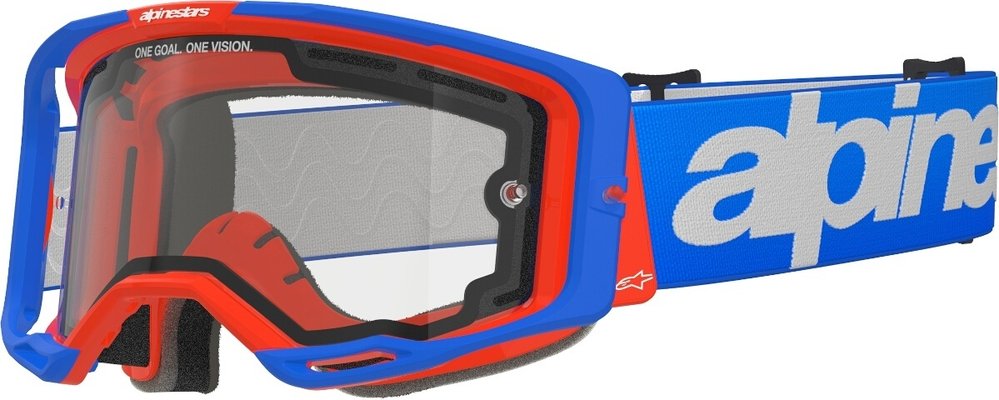 Alpinestars Vision 8 Wordmark Dual Pane Очки для мотокросса